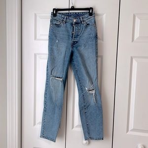 H&M Ultra High Waist Mom Jeans